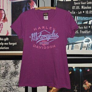 purple Harley davidson biker t shirt new Orleans Louisiana